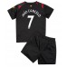 Cheap Manchester City Joao Cancelo #7 Away Football Kit Children 2022-23 Short Sleeve (+ pants)